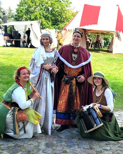 Burgfest Burg Stargard 2024, Darsteller des Stargarder Burgvereins e. V. und Sagensang